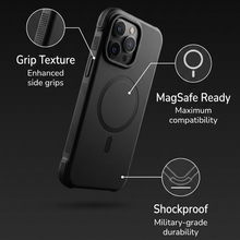 Rugged MagSafe iPhone Case – Grip Texture + Reinforced Corners + SCREEN PROTECTOR!